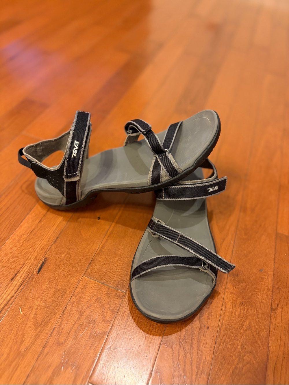 Teva | Women's Black and Gray Verra Ankle Strap Sandals